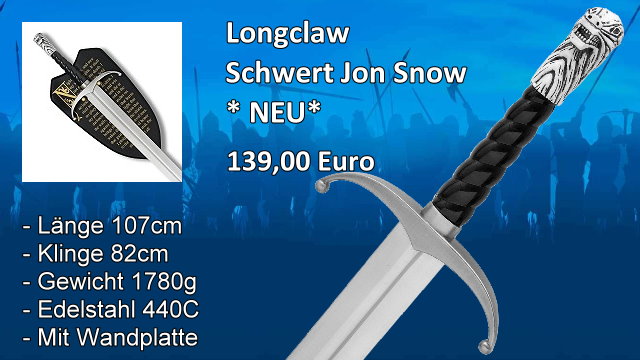 Schwert Longclaw Jon Snow
