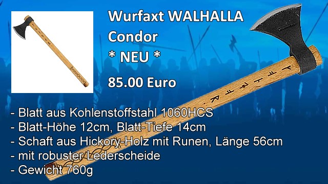 Wurfaxt WALHALLA Condor