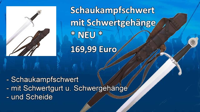 Schaukampfschwert mit Gehaenge M2B0101110201