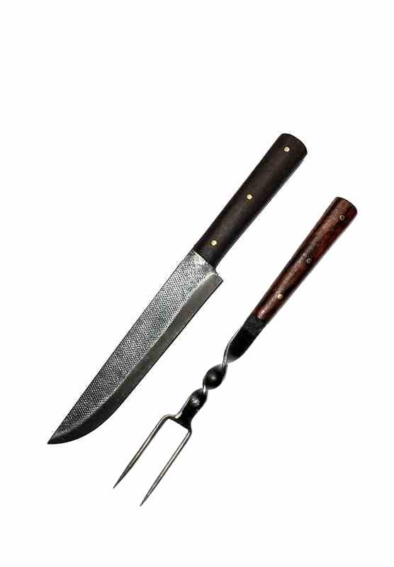 Mittelalter Messer und Gabel