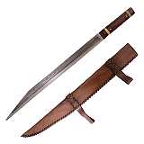 Schwerter Sax von Beagnoth mit Lederscheide Scramasax