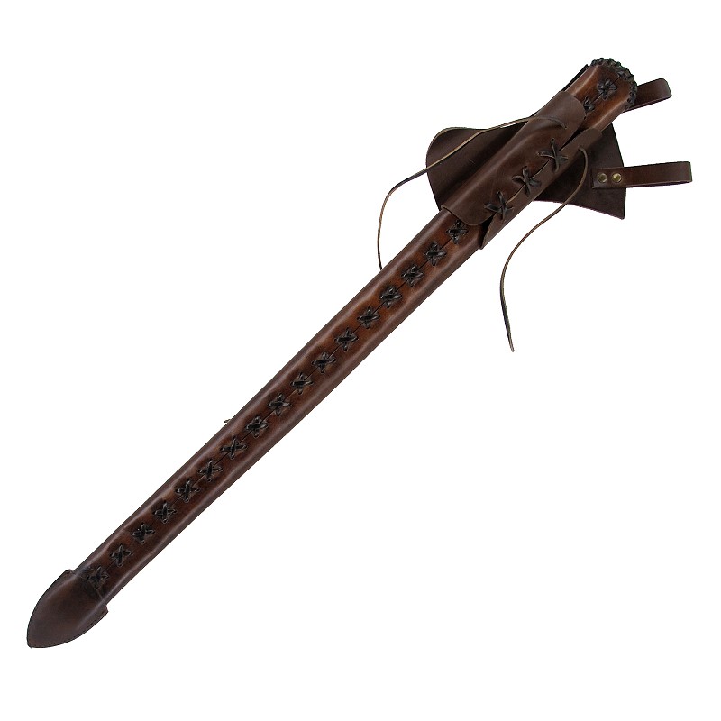 Bild Nr. 3 Mittelalter Kampfschwert mit Lederscheide