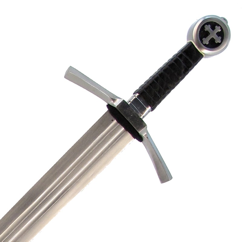 Mittelalter Kampfschwert mit Lederscheide Abb. Nr. 4