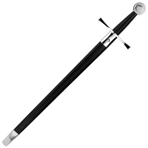 Mittelalter-Kampfschwert mit Scheide Abb. Nr. 2