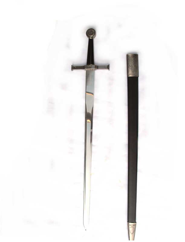 Bild Nr. 3 Ritterschwert Templerkreuz mit Scheide