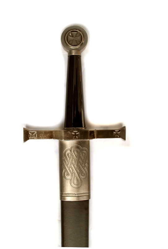 Ritterschwert Templerkreuz mit Scheide Abb. Nr. 4