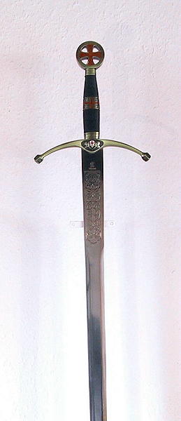 Templerschwert mit Schwertständer Abb. Nr 3