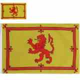 Wimpel und Fahne Roter Löwe auf gelbem Grund Schottland