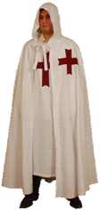 Bild Nr. 3 Waffenrock Templer wei mit rotem Kreuz