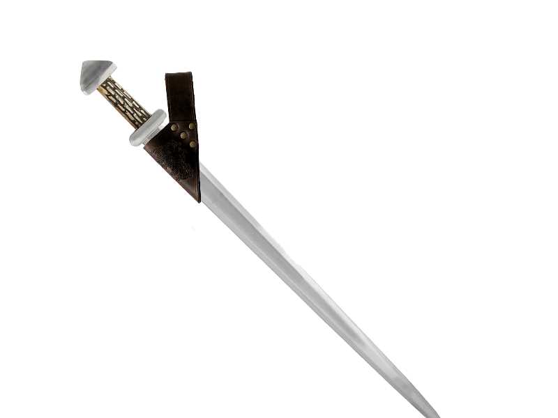 Bild Nr. 2 Schwerthalter Wikinger braun