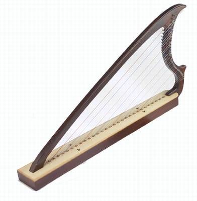 gotische Harfe 29 Saiten Abb. Nr. 1