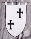 Banner Deutscher Ritterorden doppelseitig benäht