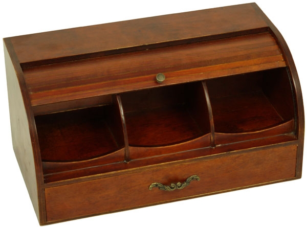 Schreibtisch Sekretr aus Holz Abb. Nr. 1