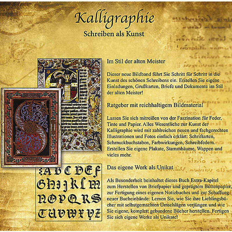 Kalligraphie - Set mit Buch Abb. Nr. 4