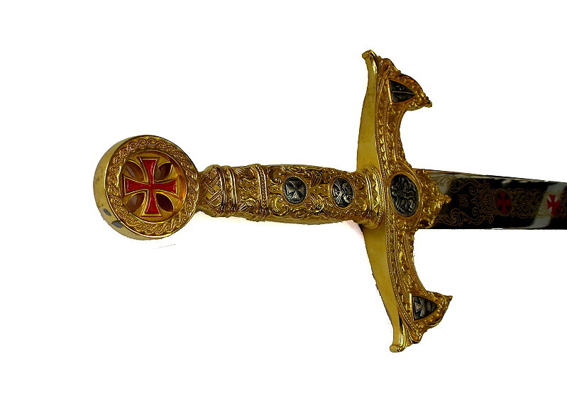 Schwert der Tempelritter Gold Abb. Nr. 1
